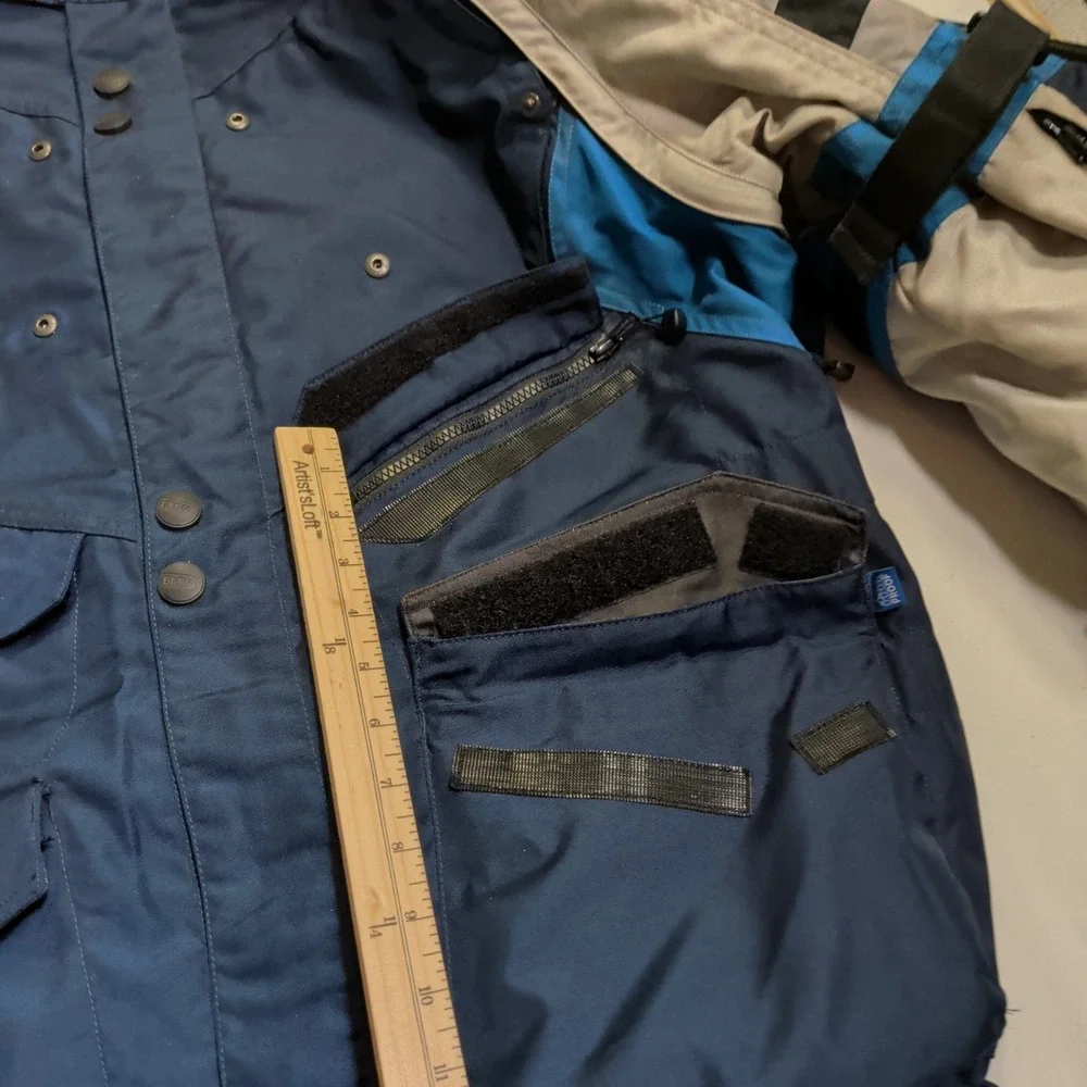 BMW Motorrad Rallye Motorcycle Jacket And Pants Set Mens Size 52R Blue Racing Ll